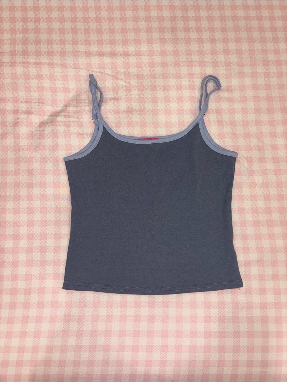 Edikted Slate Blue Adjustable Strap Cami